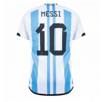 Pánský Fotbalový dres Argentina Lionel Messi #10 MS 2022 Domácí Krátký Rukáv